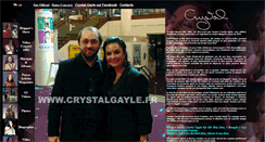 Desktop Screenshot of crystalgayle.fr